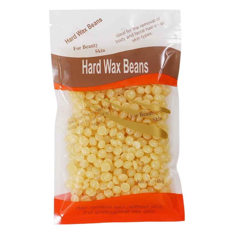 Depilatory wax bean 100g Beeswax bean paper-free Depilatory wax hard wax bean cross-border source