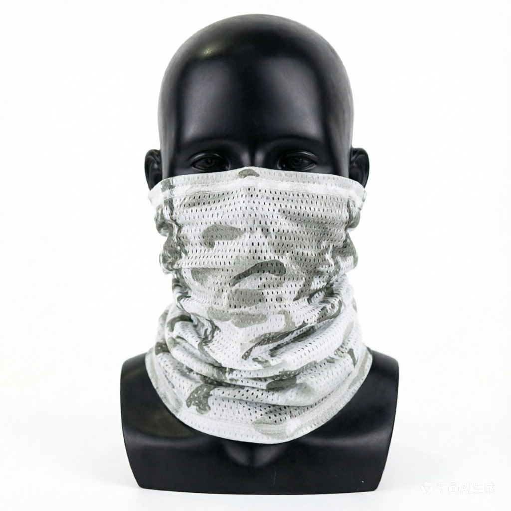 Cross-border camouflage print sun protection neck scarf, breathable multi-functional outdoor headgear, cycling magic headscarf, cross-border in stock