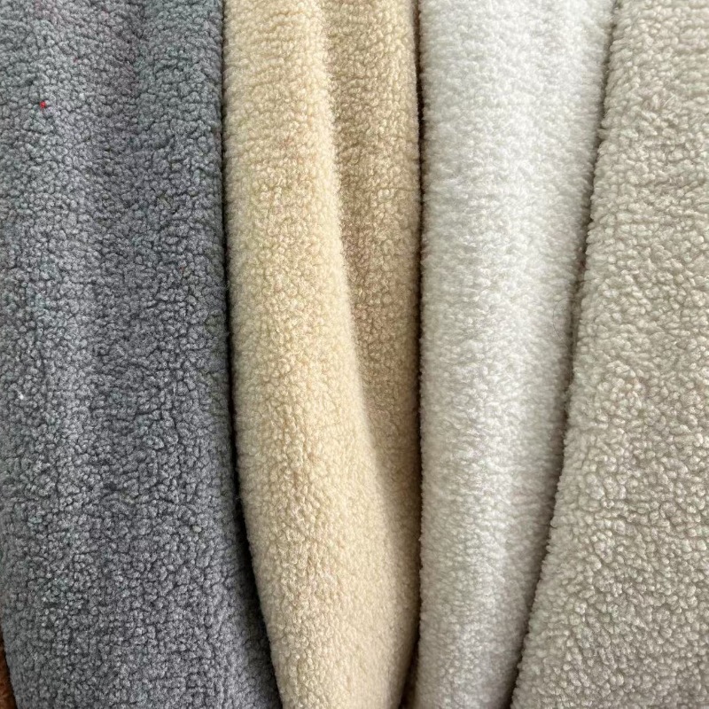 Tejido de cachemira granular de cordero ropa de mujer juguetes esterillas ropa textil al por mayor muñecas en stock