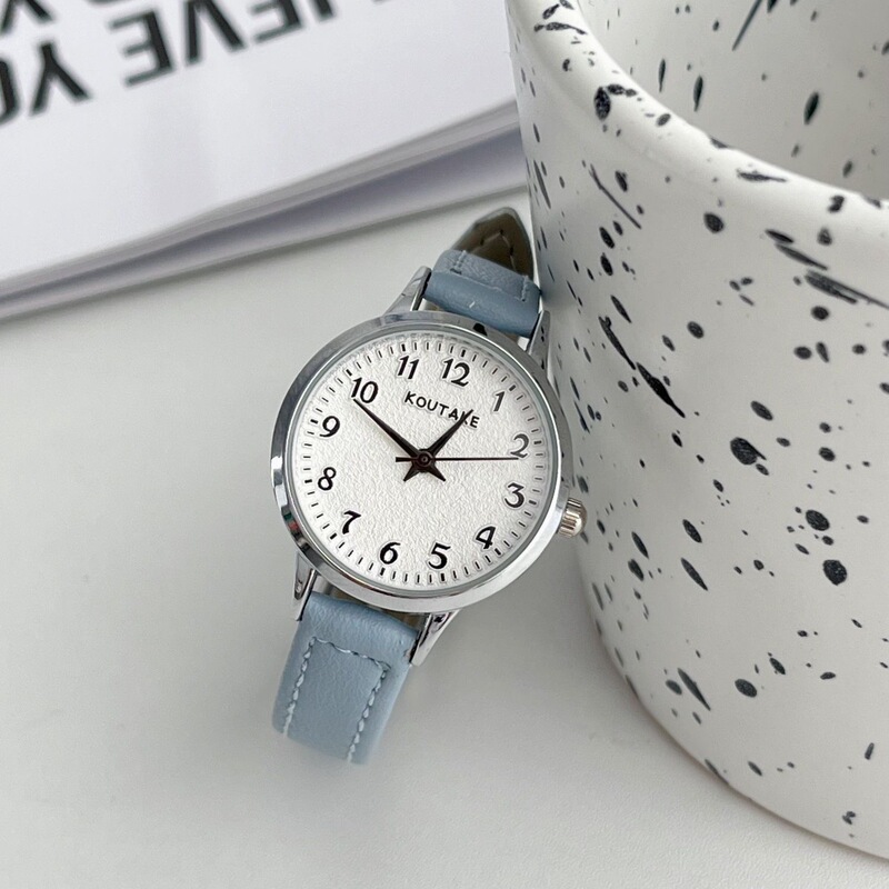 Silent Public Servant Exam Watch for Women, Ins-Style, Niche, Simple, for Middle and High School Students, for Campus Classes, for Students to Tell the Time Silent Public Servant Exam Watch for Women, Ins-Style, Niche, Simple, for Middle and High School Students, for Campus Classes, for Students to Tell the Time