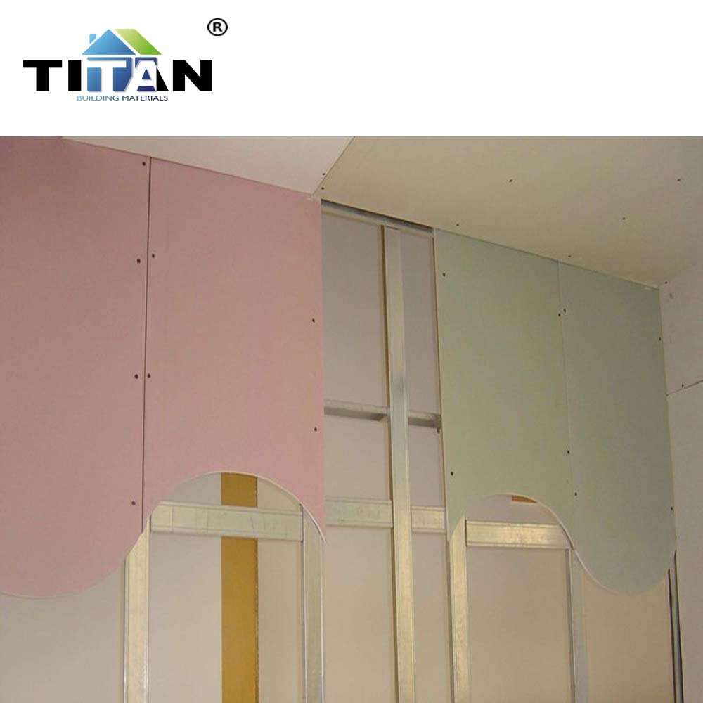 Exportación Fiji mejoras para el hogar techo panel de yeso de papel panel de yeso ignífugo 12mm gib board