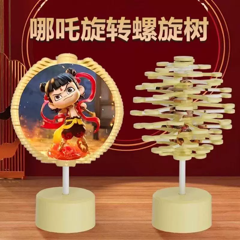 Детский Sichuan Opera Facebook Спиннер Леденец Fibonacci nezha Спиральное дерево вращающийся Fischer серийная игрушка оптом
