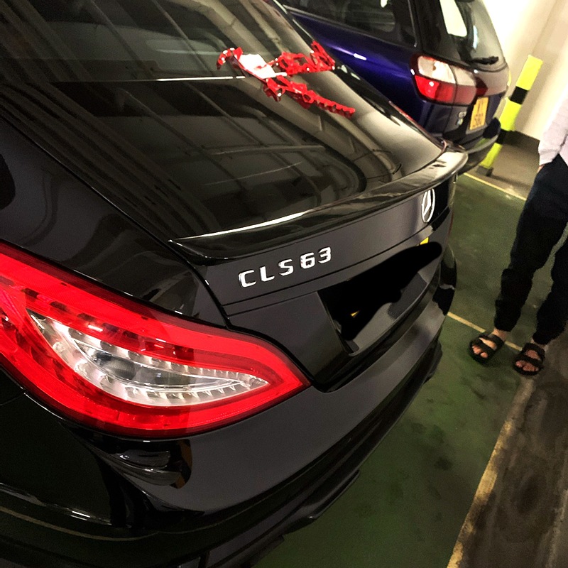 Suitable for 2012-2017 Mercedes-Benz Cls W218 Rear Wing Cls260 Modified Special Punch-Free Fixed Wing