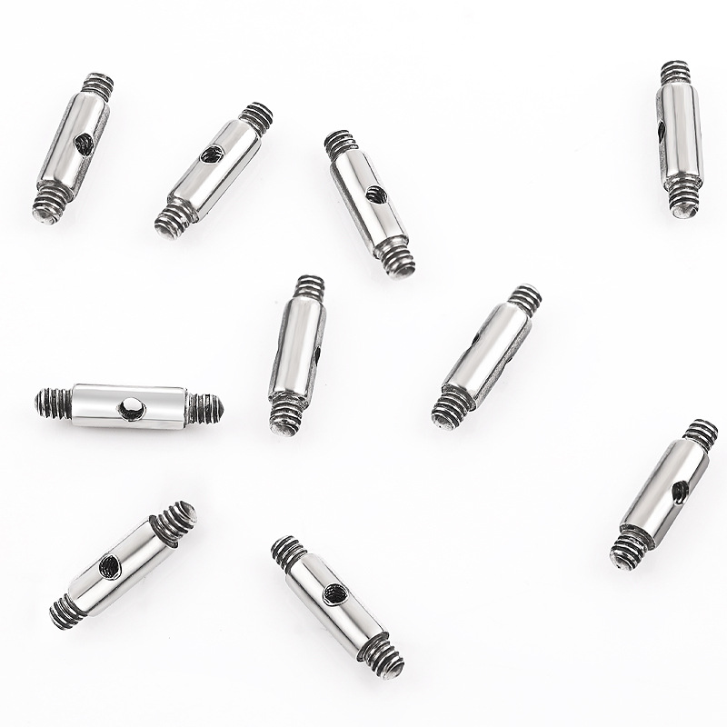Pointed titanium steel lip stud product view