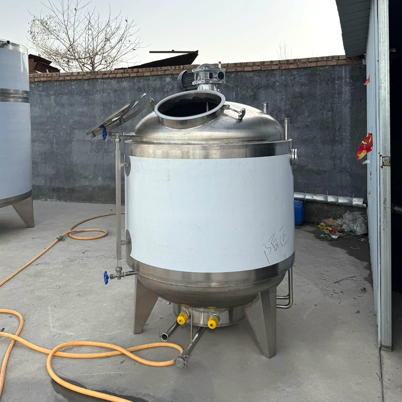 果汁 蔬菜汁均质罐 1-15立方加热保温调配罐 不锈钢搅拌罐