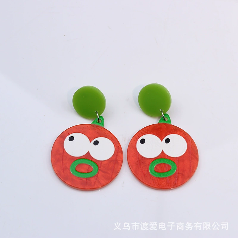 (Cross-border trading), acrylic earrings solar-powered, halloween