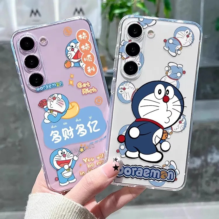 Doraemon Is Suitable for Samsung S26Ultra Mobile Phone Case S25Ultra Silicone S25 Anti-Fall S24 Transparent S23Fe Doraemon Is Suitable for Samsung S26Ultra Mobile Phone Case S25Ultra Silicone S25 Anti-Fall S24 Transparent S23Fe