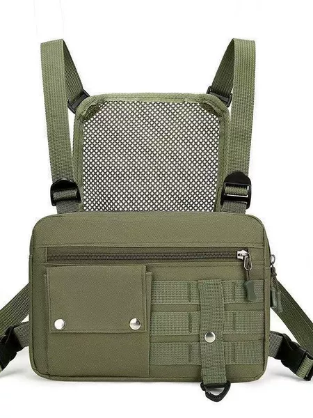 Molle Chest Bag, Chest Hanging Bag, Cs Field Expansion Accessory Bag, Multi-Functional Photography Bag, Backpack, Crossbody Travel Portable Bag