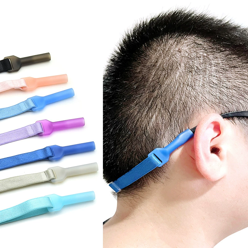 Полупрозрачный однопористый оправка для очков с двойным сечением удобная и прочная портативная ремешка нескользящая прочная защитная веревка для ног