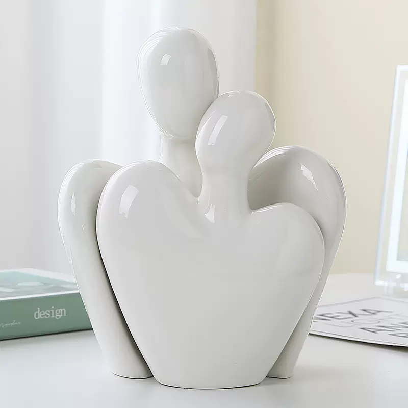 跨境创意人体花瓶艺术摆件客厅插花干花卧室民宿酒店小众装饰品