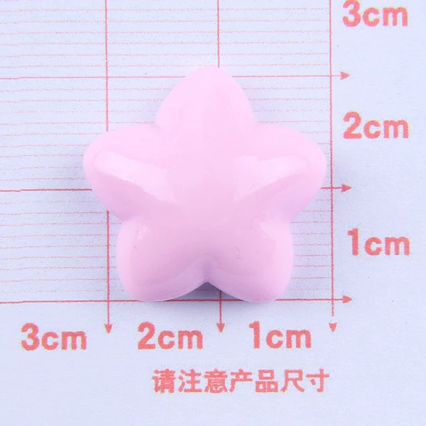 Three-dimensional five-pointed star-purple