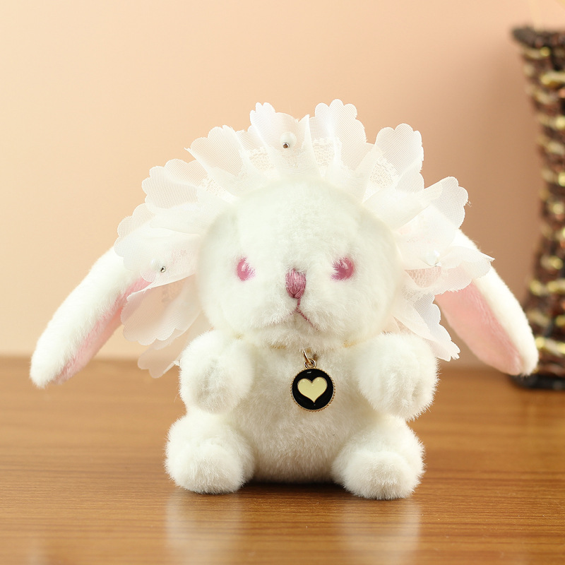 Celebridad de Internet linda Lolita conejito colgante pareja conejo peluche muñeca bolso colgante muñeca llavero