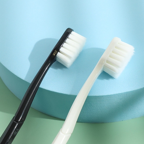 Yakang Yurou adult wide-head toothbrush independently installed home fine soft-bristled couple toothbrush can be wholesaled