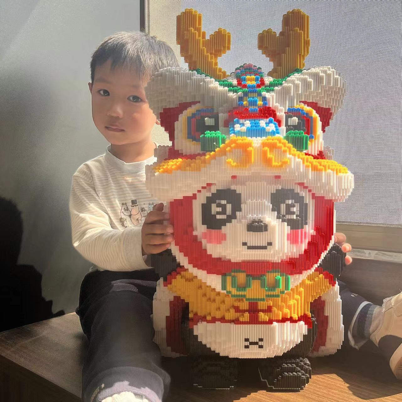 레고 작은 입자와 호환되는 초대형 네롱 빌딩 블록 조립 어린이 교육 장난감 소년 소녀 선물 시리즈 도매