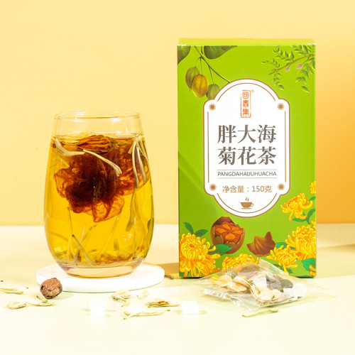 Huichunji Fat Sea Chrysanthemum Tea Combination Scented Tea Luo Han Guo Honeysuckle Chrysanthemum Good Throat Clearing Tea