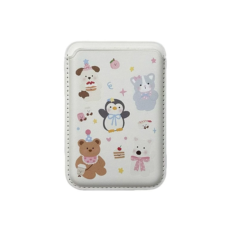 Phone Case (Apple) iPhone 13–17 Pro Max compatible, magnetic IMD design, card holder & grip