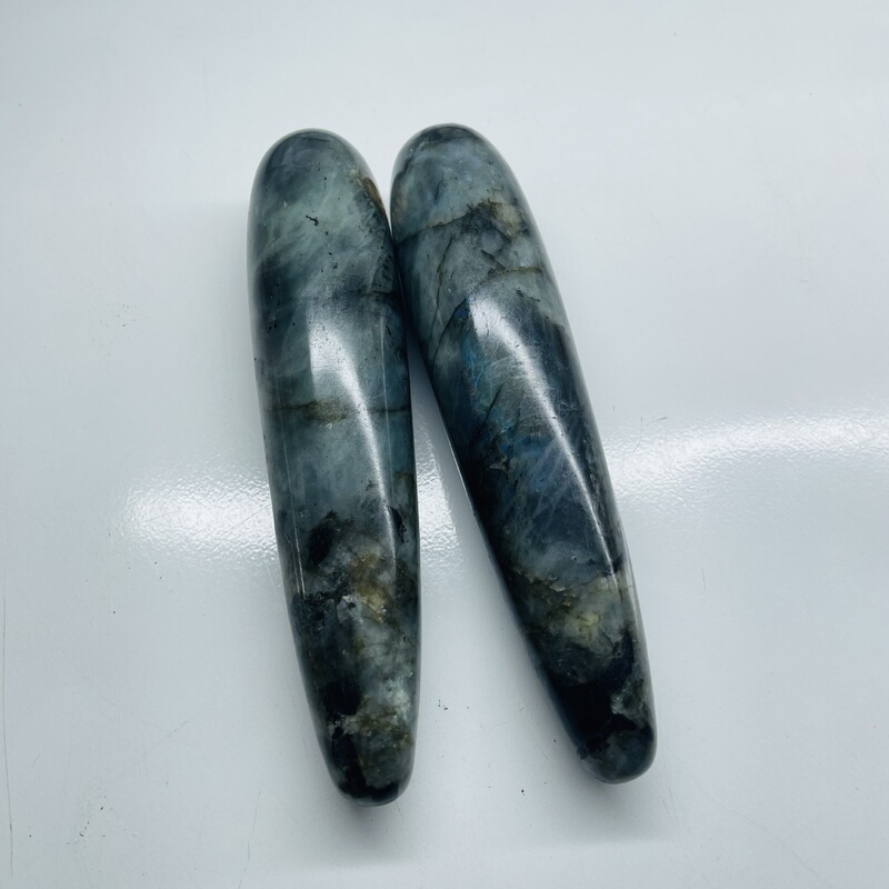 天然拉长石 水晶按摩棒 图 9