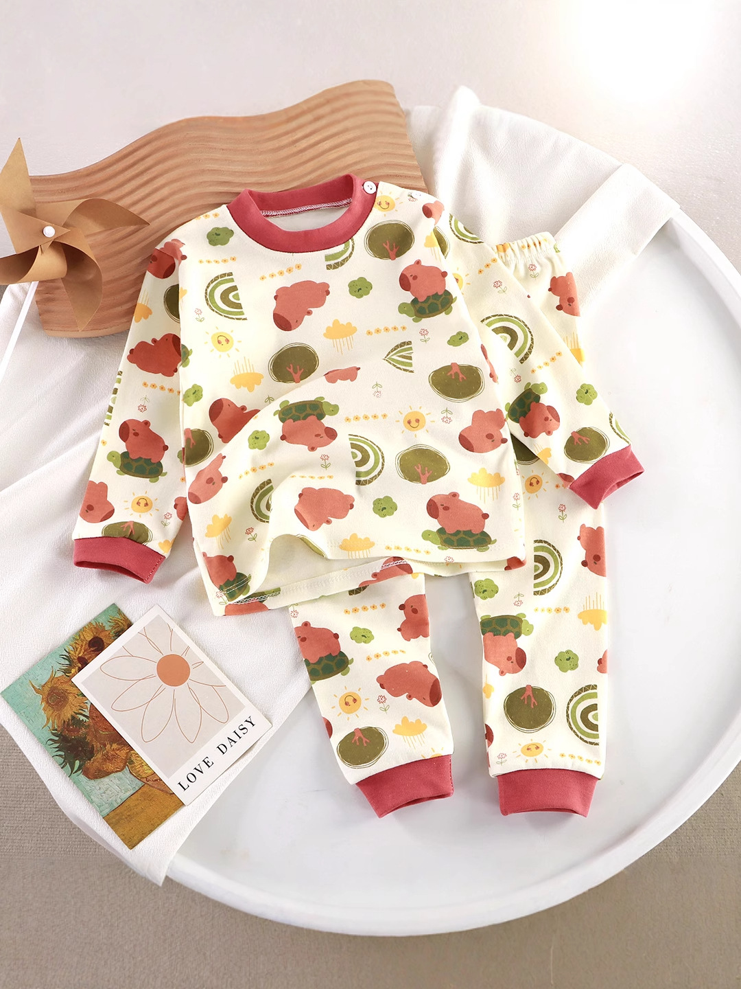 Children's clothing spring and autumn children's underwear set cotton autumn clothes boys and girls baby autumn clothes autumn pants pajamas home clothes wholesale Children's clothing spring and autumn children's underwear set cotton autumn clothes boys and girls baby autumn clothes autumn pants pajamas home clothes wholesale