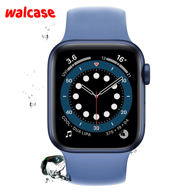 适用苹果手表AppleWatch6代 仿原硅胶表带 单色硅胶 iWatch 现货