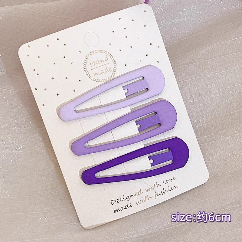 Purple water drops-3 piece set