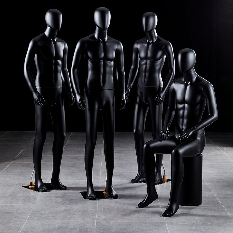 Modelo masculino accesorios cuerpo humano maniquí de plástico plataforma tienda de ropa masculina ventana de ropa disparar modelo de exhibición de ropa