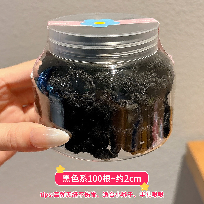 糖果色发绳女生2025新款头绳高级感扎头发橡皮筋毛绒儿童发圈头饰|undefined