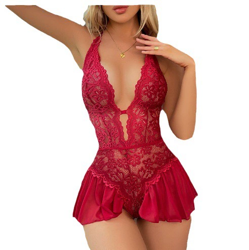 Лассе Лайсер Л lingerie (Women) Европейский стиль, плюс размер, прозрачная юбка-боди-корсет, размер S–3XL