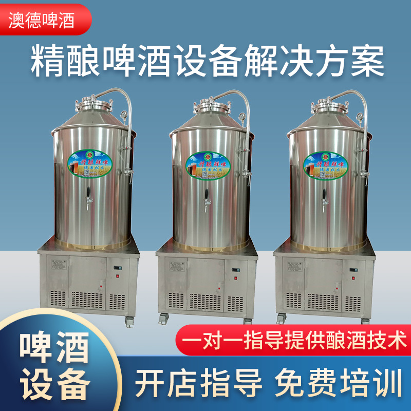 小型精酿啤酒酿造酒设备整套解决方案啤酒发酵罐现货供应
