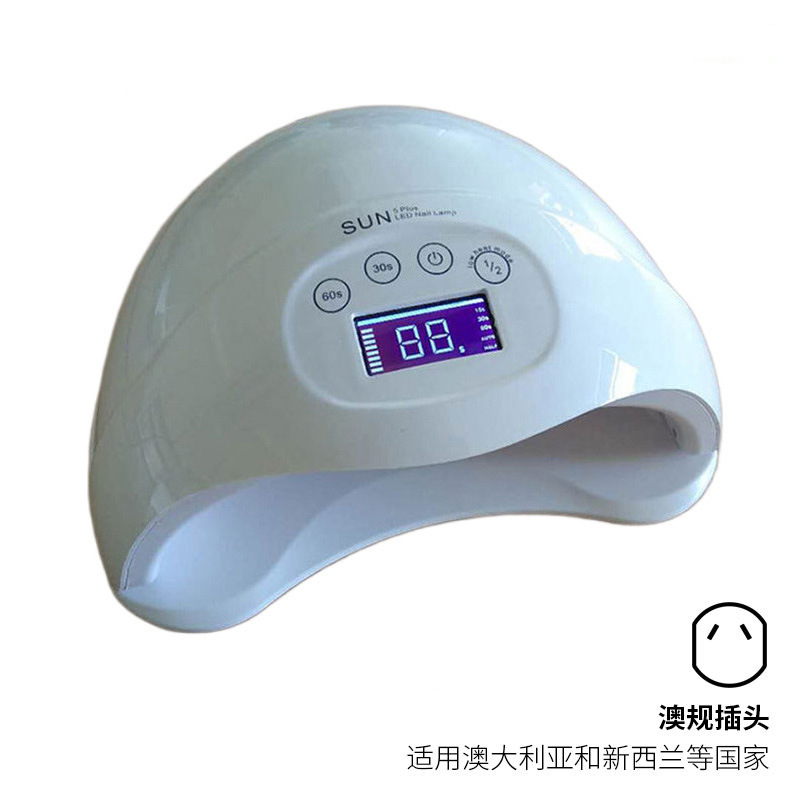 Luz de uñas transfronteriza 48W lámpara de manicura con pantalla táctil sun5plus máquina de manicura con sensor inteligente lámpara de fototerapia de manicura led