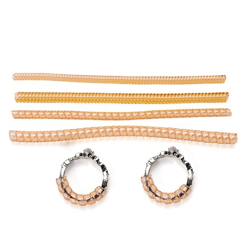 Ring adjuster elastic size adjustment protective cover transparent gold phone cord spring cord ring ring set wholesale