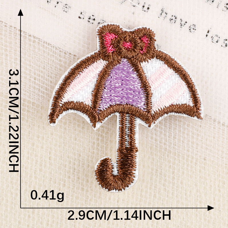漫画子猫刺繍ステッカーアニメ自己粘着外国貿易パッチステッカー衣類アクセサリー diy アクセサリー工場既製布ステッカー|undefined