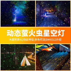 動的ホタルレーザー星空投影灯屋外観光地区公園点灯芝生レストランレーザー雰囲気灯