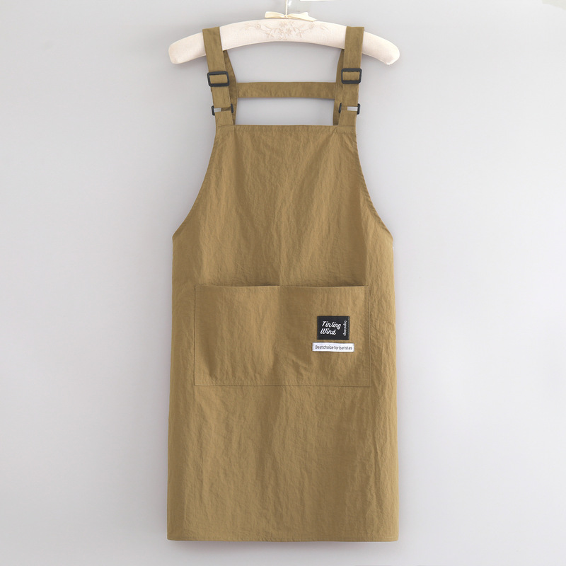 2025新型エプロン女性家庭用キッチン専用高級作業服カスタム印字ネット赤料理が腰を囲んで出勤する|undefined