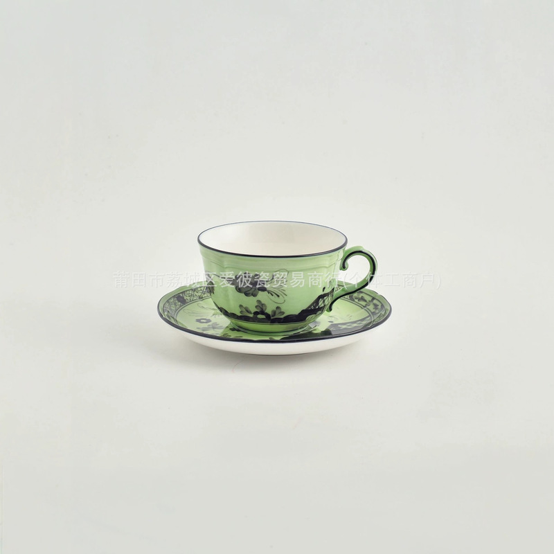 Hot-Selling Cross-Border High-Quality Tableware, Italian Ceramic Mugs, Coffee Cups, Milk Cups, Light Luxury Tableware Set Hot-Selling Cross-Border High-Quality Tableware, Italian Ceramic Mugs, Coffee Cups, Milk Cups, Light Luxury Tableware Set