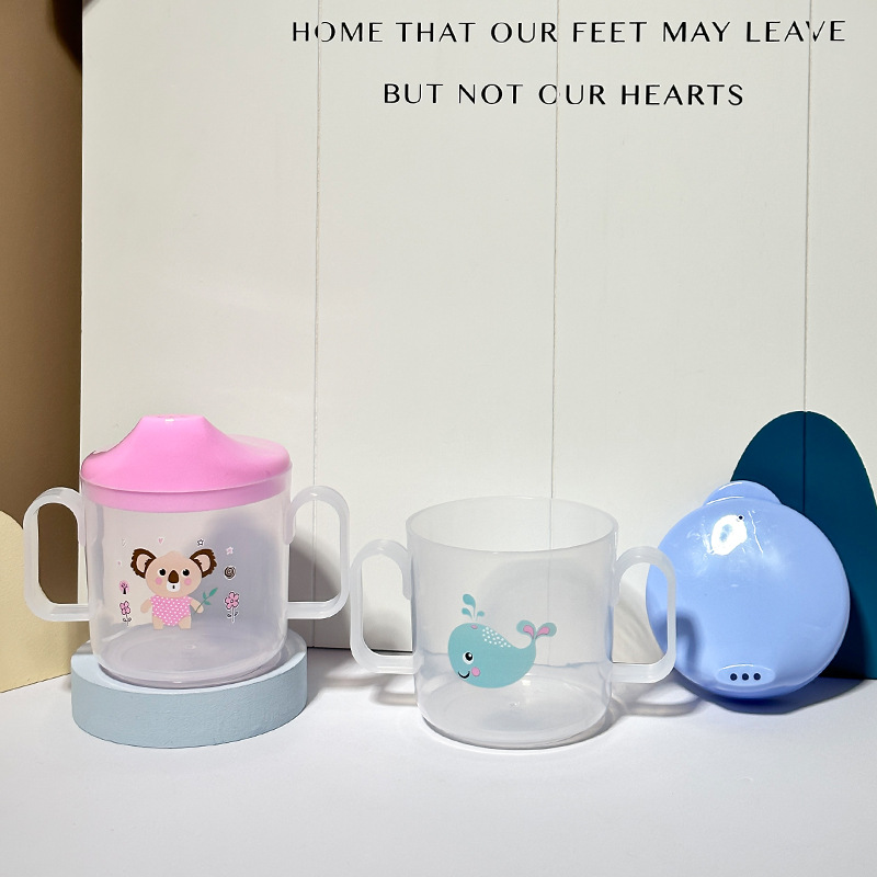 Vaso Aprendizaje Antiasfixia Pico de Pato para Niños de PP Antiderrame y Fácil Limpieza
