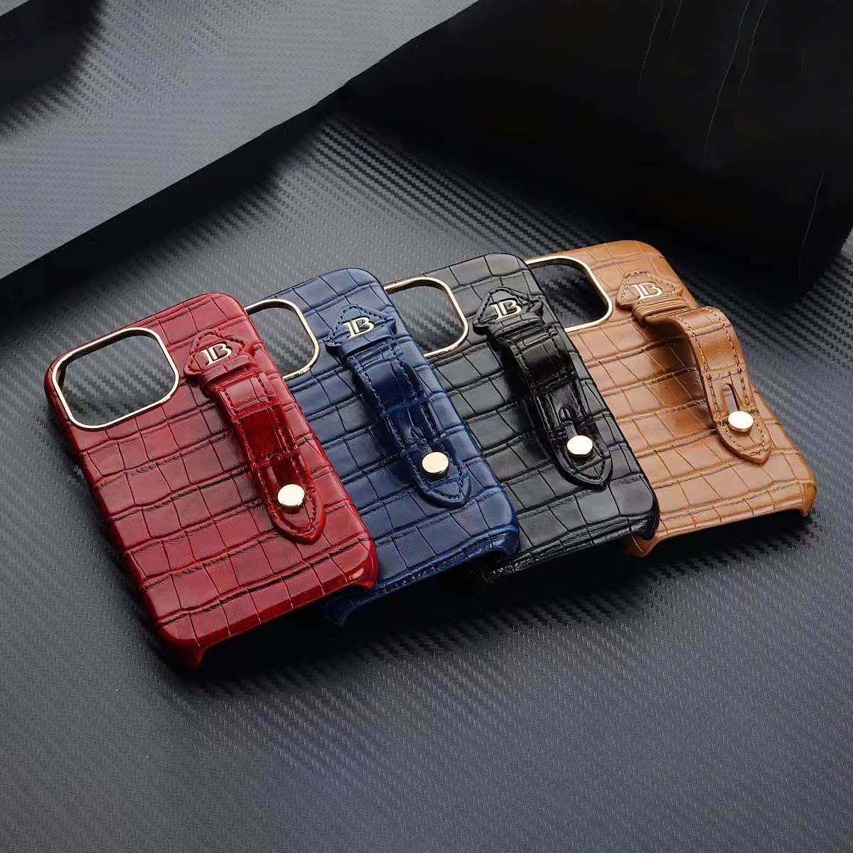 Motif crocodile adapté à l'étui de téléphone 14promax, au support de bracelet Apple 13, au modèle commercial 11pro, 7/8plus_voghion.com