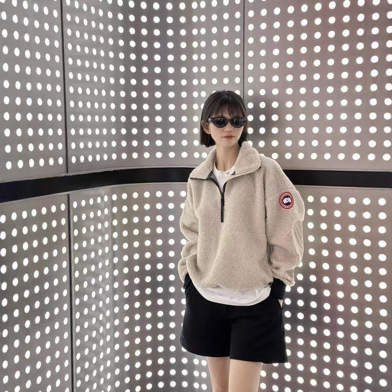 Cana*A Go**E 25 Autumn and Winter Canadian Goose Cashmere Zipper Jacket Fleece Sweatshirt