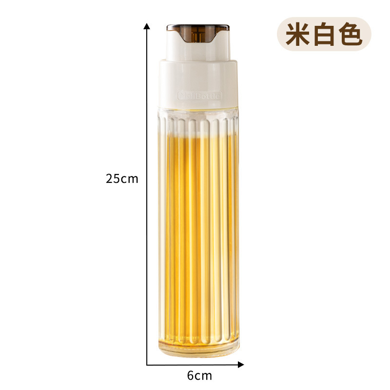 Oil Pot Kitchen Household Oil Bottle Soy Sauce Vinegar Cooking Wine Automatic Opening And Closing Without Oil Hanging Gravity Seasoning Bottle Glass Oil Bottle