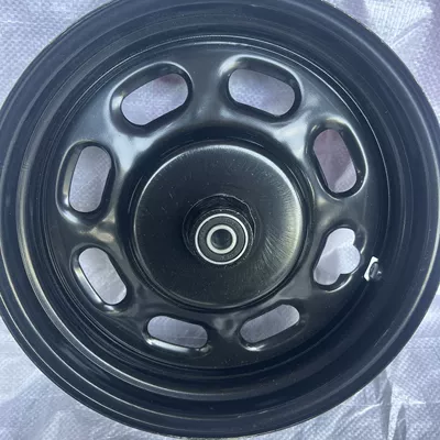 ring thickened electric car – Motorcycle wheel hub - 300350-10-front-wheel-black