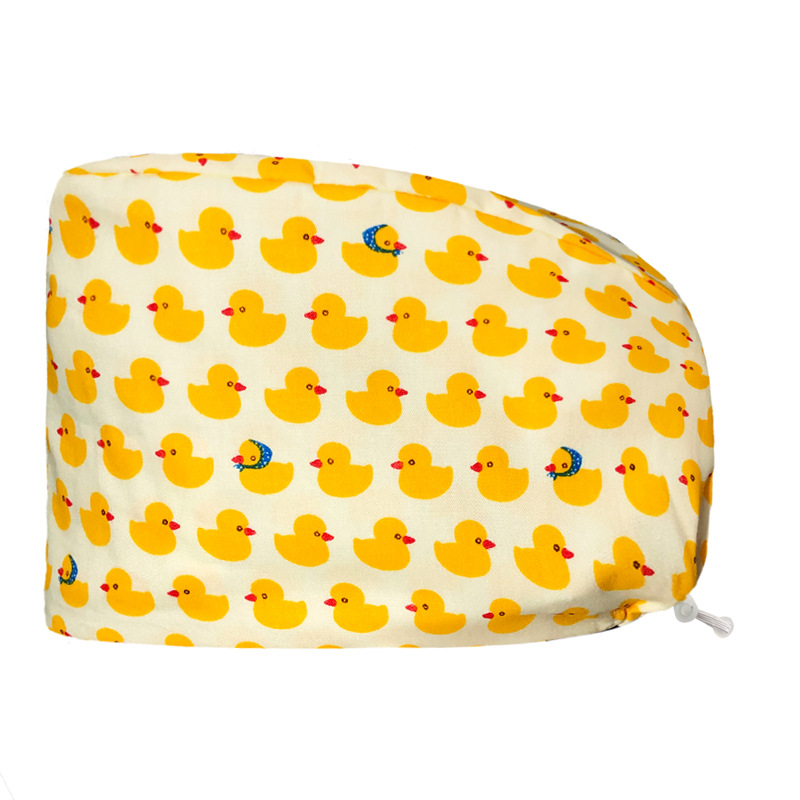 Tapa quirúrgica tapa de la enfermera femenina tapa redonda de algodón puro sala de operaciones tapa especial médico tapa de trabajo puntera transpirable hombres y mujeres