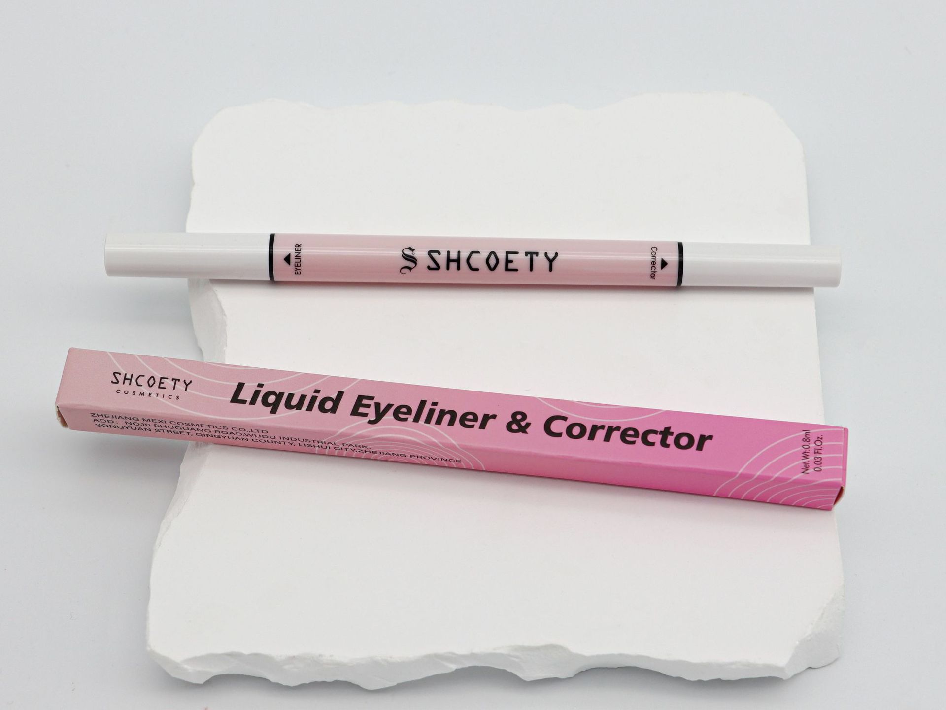 SHCOETY Cross-border Double-headed ultra-fine eyeliner Liquid is smooth, long-lasting, sweat-proof, water-proof, quick-drying and does not smudge eyeliner undefined