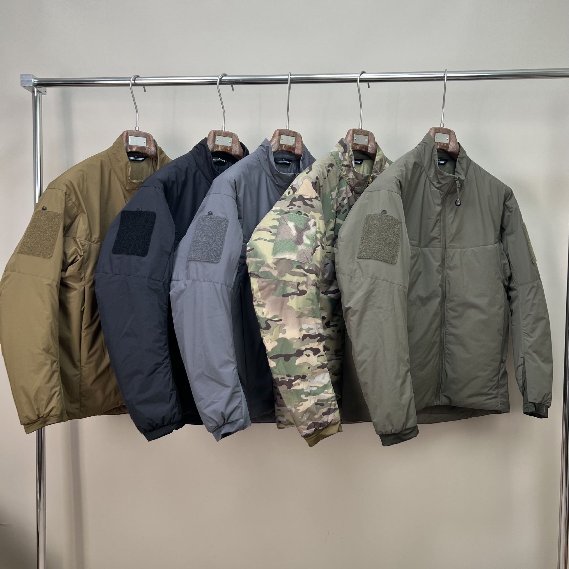 N家平替轻量棉服 军版户外休闲战术版防水防风连帽保暖棉衣外套