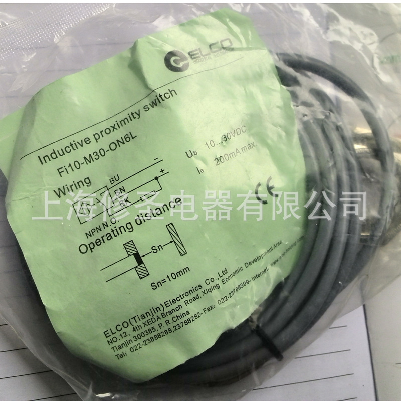 实物图原装宜科接近开关FI10-M30系列ELCO电感式传感器量大优惠