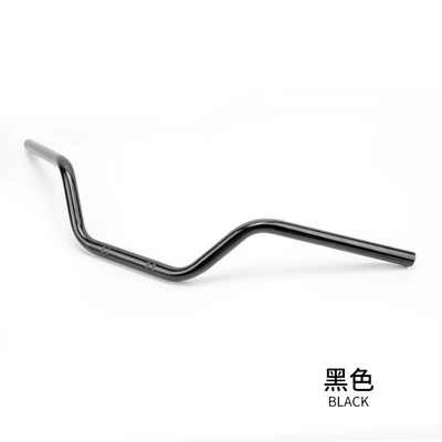 Motorcycle modification accessories high handle off-road Harley 22mm handlebar Universal steering handle CG125 Tailong handlebar (Motorcycle Safety Supplies) - black-22mm-high-handle
