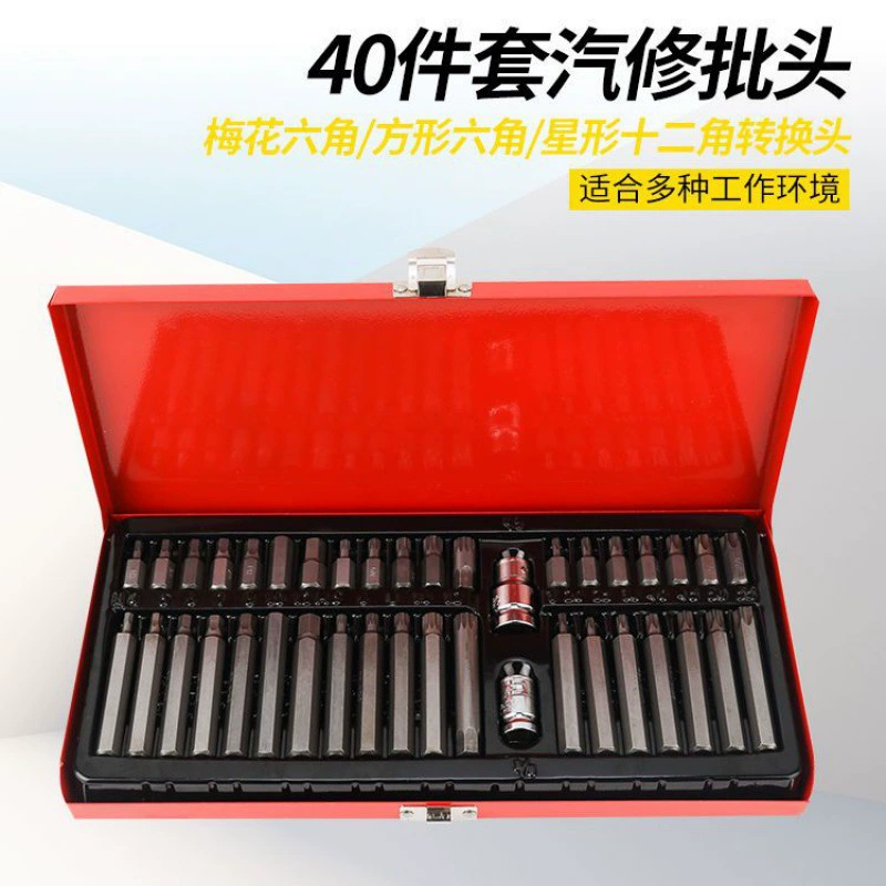 Set, screwdriver, hexagonal protective corner covers, 40 pieces