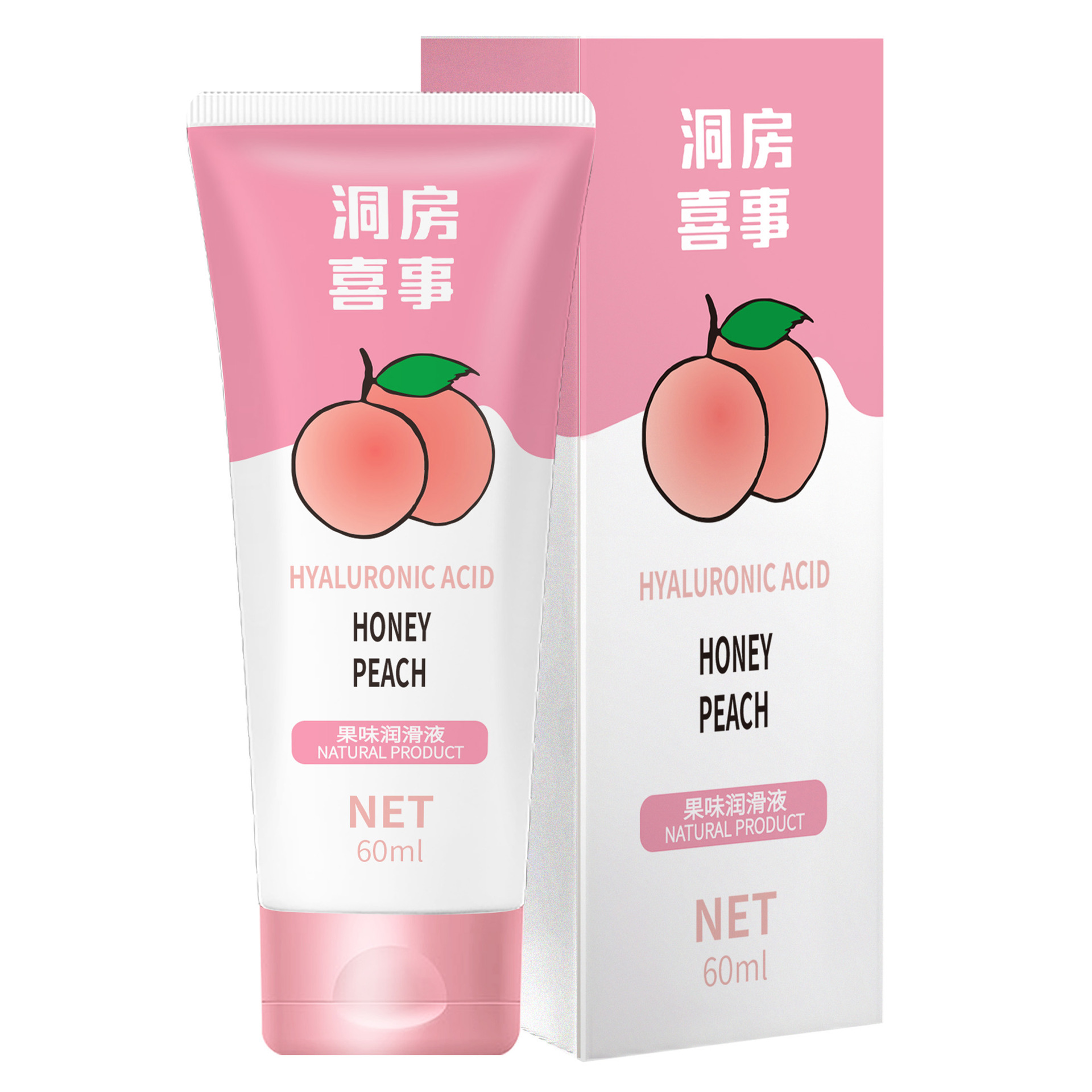 Fruit-Flavored Water-Based Personal Lubricant 60ml, Edible, No-Rinse Formula for Couples — detail image 4