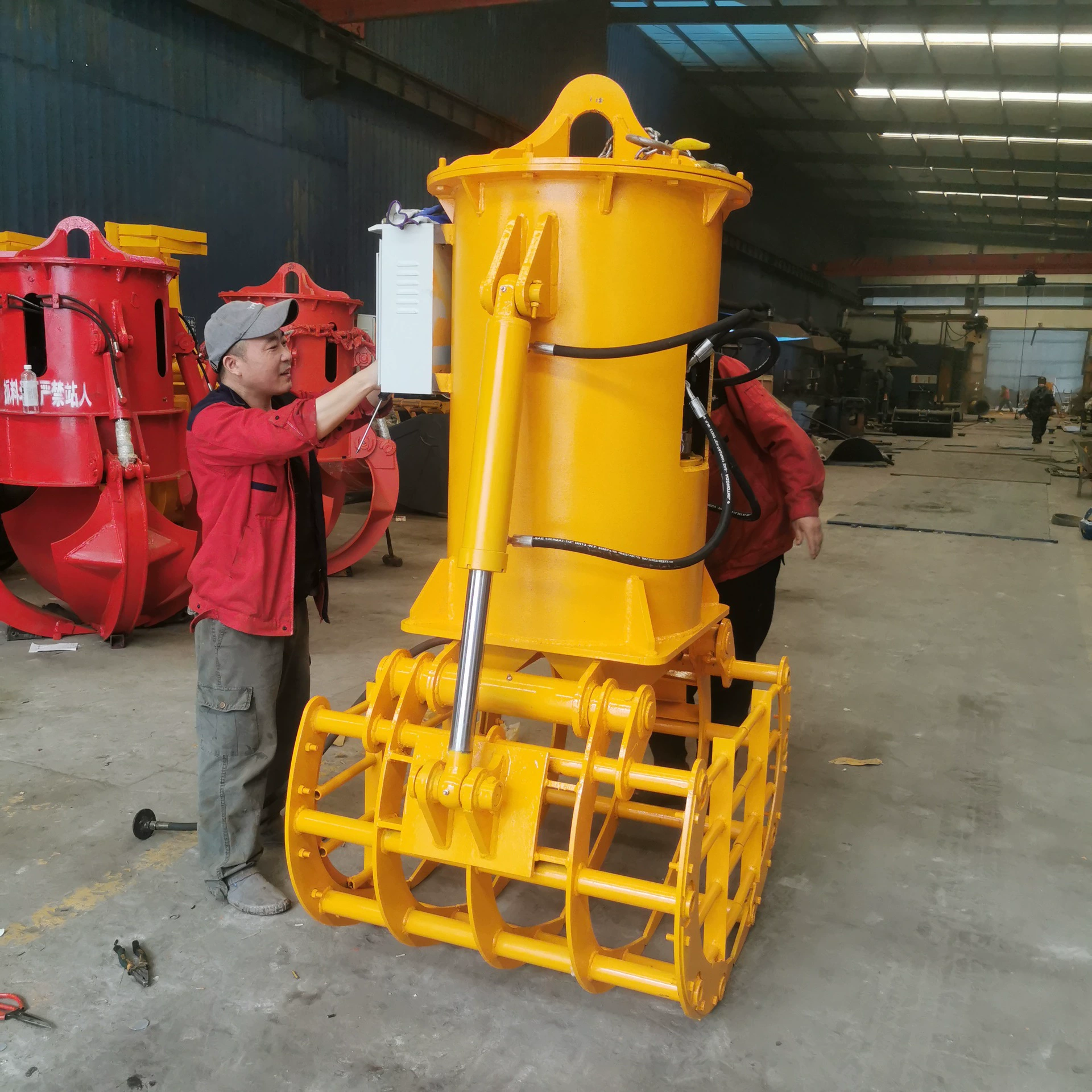 Крупномасштабный сельскохозяйственный полностью гидравлический роторный хвататель для хлопка с полным комплектом спецификаций и эффективным экскаватором