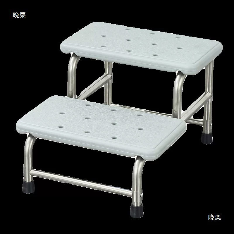 Kangkey thickened stainless steel assembled foot stool inspection step stool and shoe stool ABS double-layer step stool