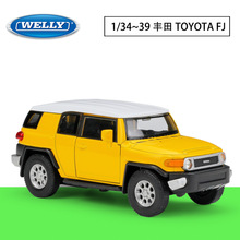 WELLY威利1:36丰田Toyota FJ SUV越野车仿真合金汽车模型回力车