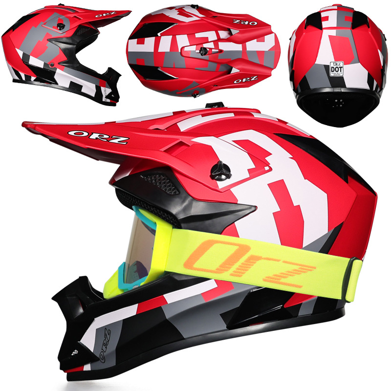 Nuevo casco de ciclismo Off-Road Orz, casco de rally para hombres y mujeres, casco todoterreno transpirable de carreras ADV de talla grande